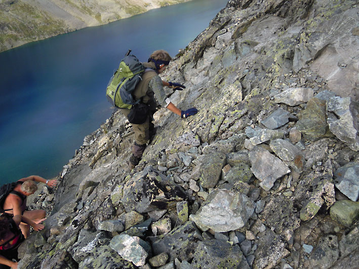 Jotunheimen_Besseggen_klatring