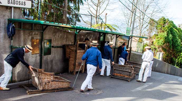 Madeira_Monte_kjelkekjorere.