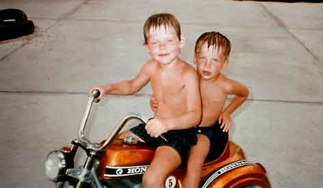 Mallorca_Alcudia_Erling_motorsykkel