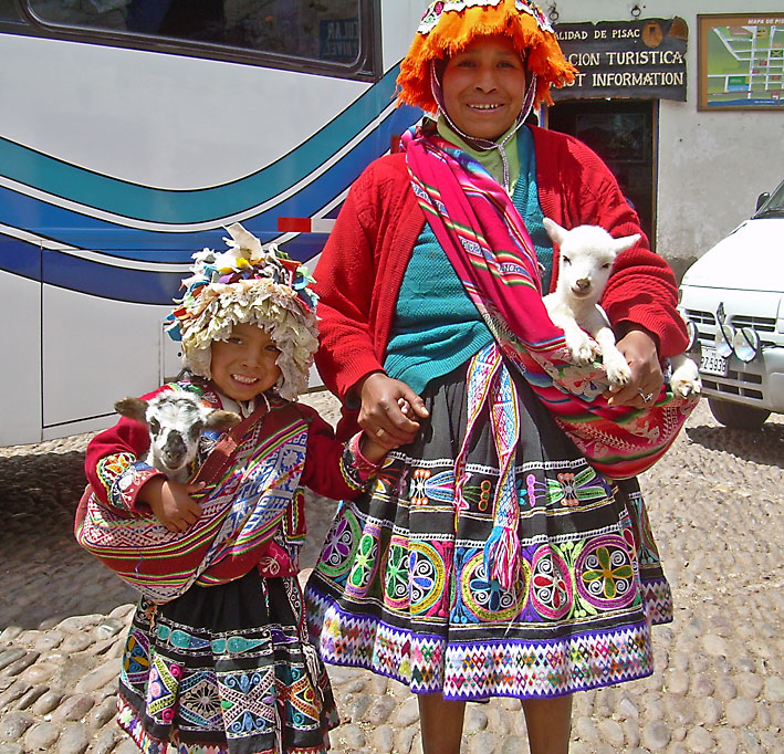 Peru_Pisac_mor_og_datter.