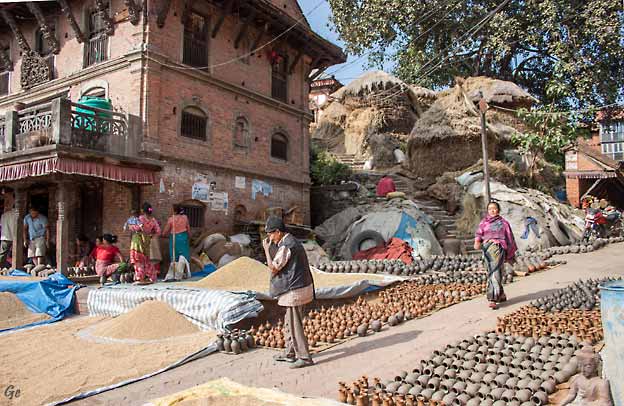 Nepal_Bhaktapur_pottemakertorget