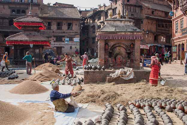 Nepal_Bhaktapur_pottemakertorget