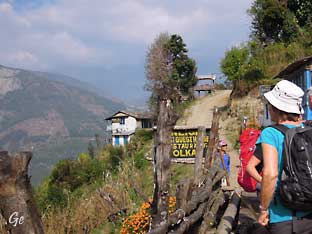 Nepal_trekking_Pothana_Ghandruk