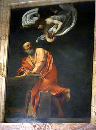 Roma_Navona_Luigi-dei-Francesi_Caravaggio_Matteus_og_Engelen