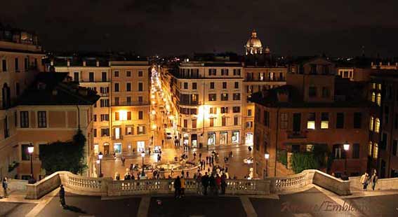 Roma_Spansketrappa_om_kvelden