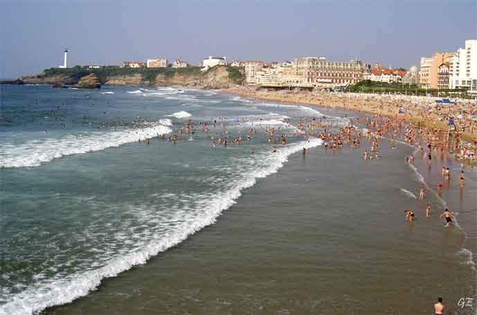 Frankrike_Biarritz_stranda