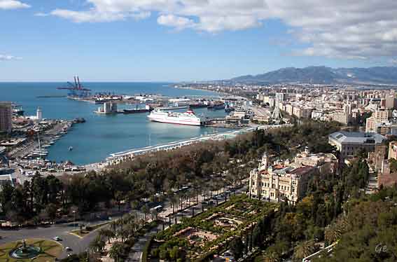 Spania_Malaga_veien_til_Gibralfaro